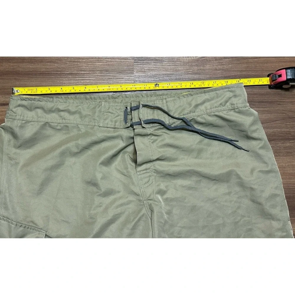 686 Six Eight Six Brown Cargo Hybrid Board Shorts Swimwear Men's Sz XL
